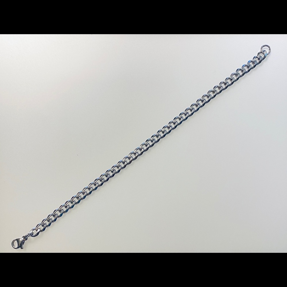 Steel Cuban Link Bracelet